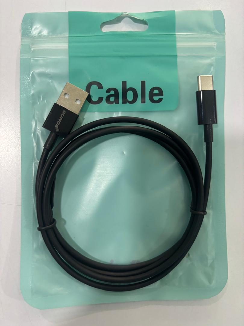 CABLE USB-A A USB-C 10W NEGRO